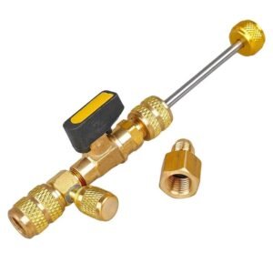 HVAC Valve Tool, Dual Size Core Installer and Extractor