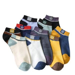 Men’s Polyester Ankle Socks, 20 Pair Assorted Pack