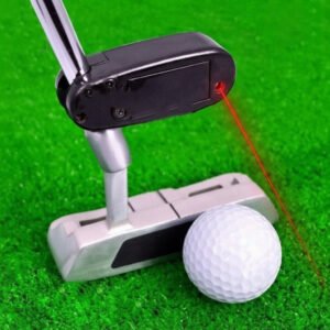 Shaft Mounted Laser Putting Guide for Golf Practice
