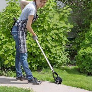 Manual Wheel Lawn Edger With Adjustable Handle Length