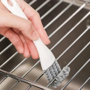 Barbecue Grill Brush with V-Shape Head and Scraper