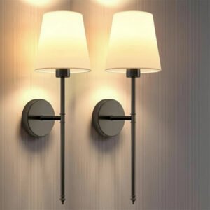 Wall Mounted Lights with Cordless Design, Set of 2