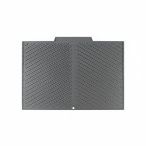 Silicone Kitchen Drying Mat with Grooved Drain