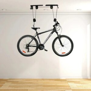 Ceiling Mounted Bicycle Hoist for Garage and Home Storage