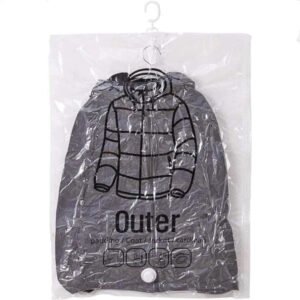 Hanging Vacuum Storage Bags for Closet Organization, Set of 4