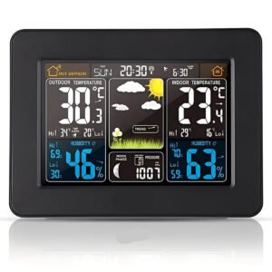 Wireless Temperature and Humidity Monitor for Indoor and Outdoor Use
