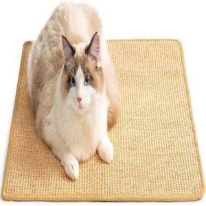 Cat Scratcher Mat Made of Sisal, Floor and Wall Placement