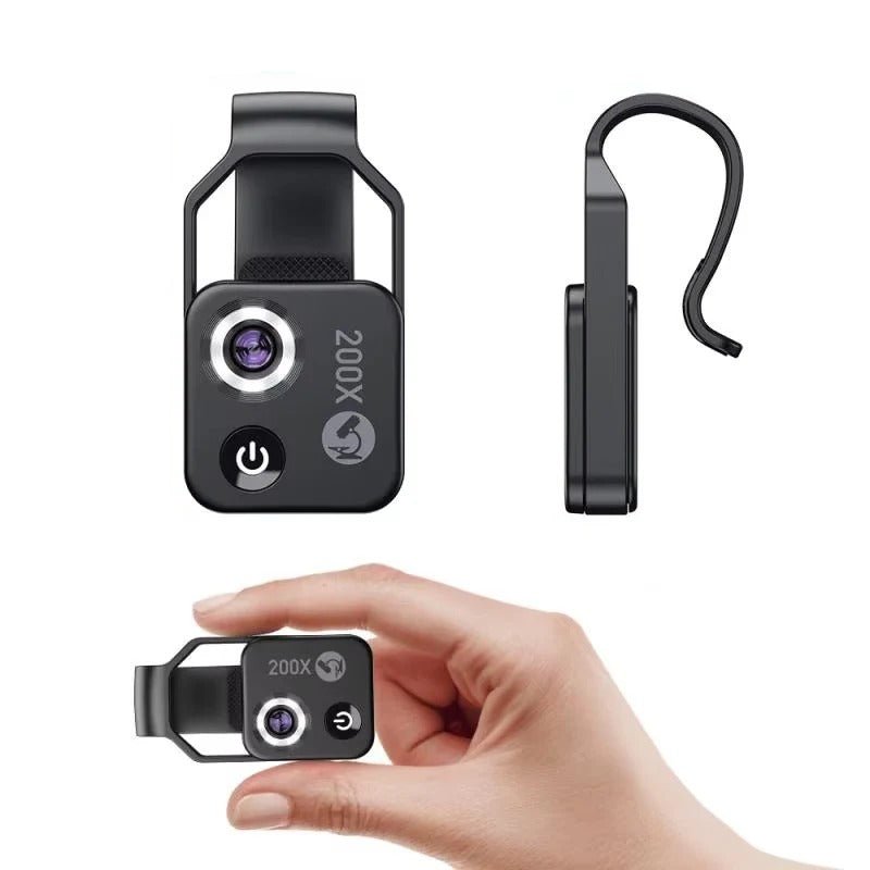Smartphone 200X magnification lens
