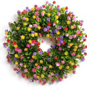 Artificial Floral Wreath for Door and Wall Decoration