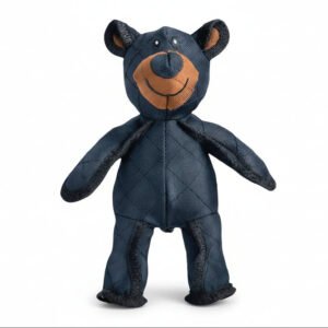 Plush Bear Dog Toy with Squeaker for Indoor Play