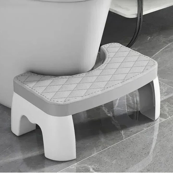 Bathroom Squat Stool with Curved Design