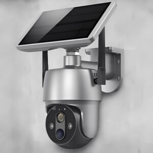 Solar Powered Outdoor Camera with Motion Detection and Audio