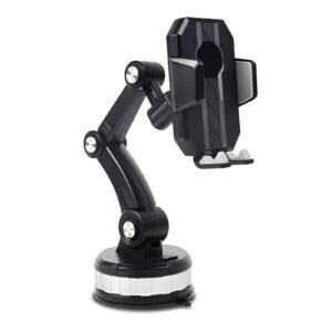Adjustable Car Phone Mount for Dashboard and Windshield Use