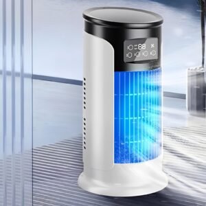 Portable Evaporative Cooling Fan with 10 oz Water Reservoir