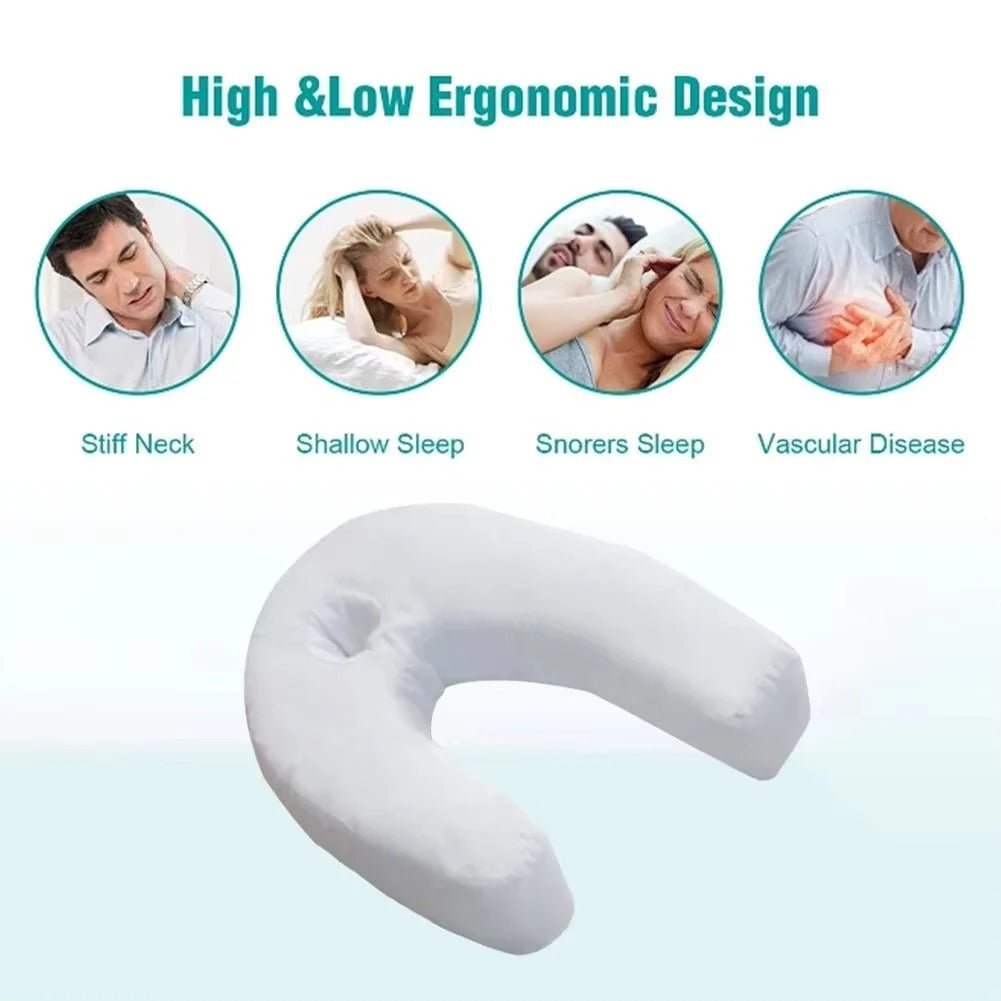 U shaped side sleeper pillow design