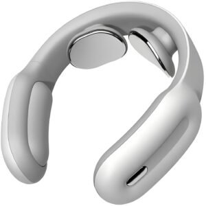 Rechargeable Neck Massager with Heat and Adjustable Pulse Modes