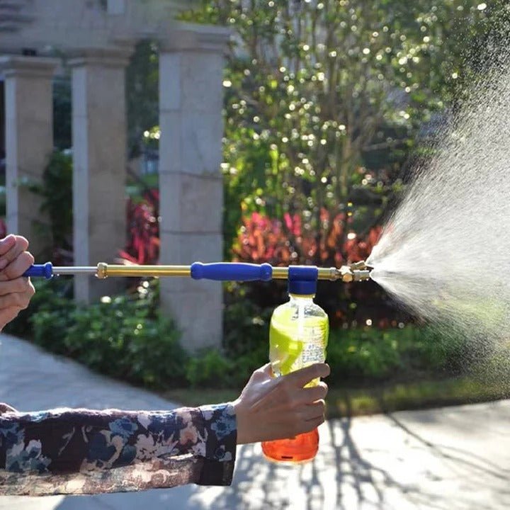 High Pressure Garden Sprayer in Use