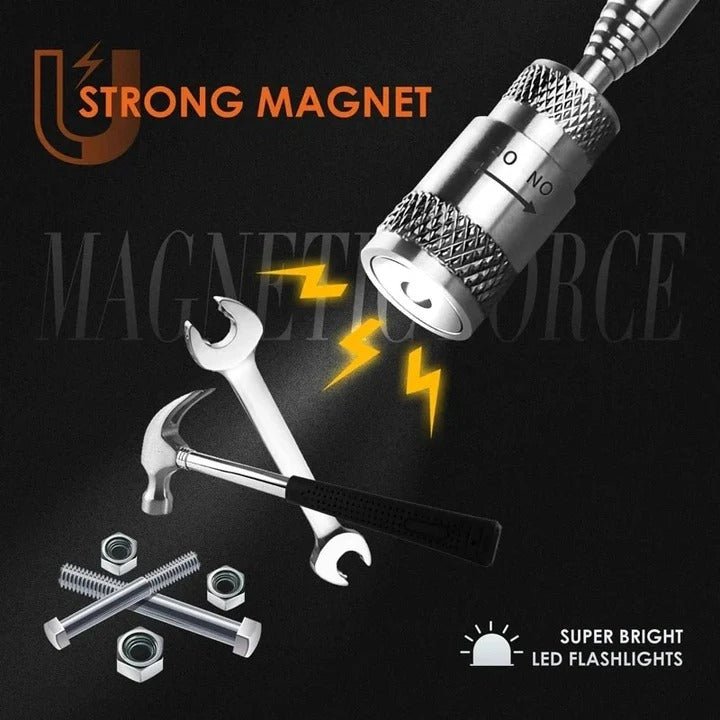LED Light on Magnetic Retrieval Tool