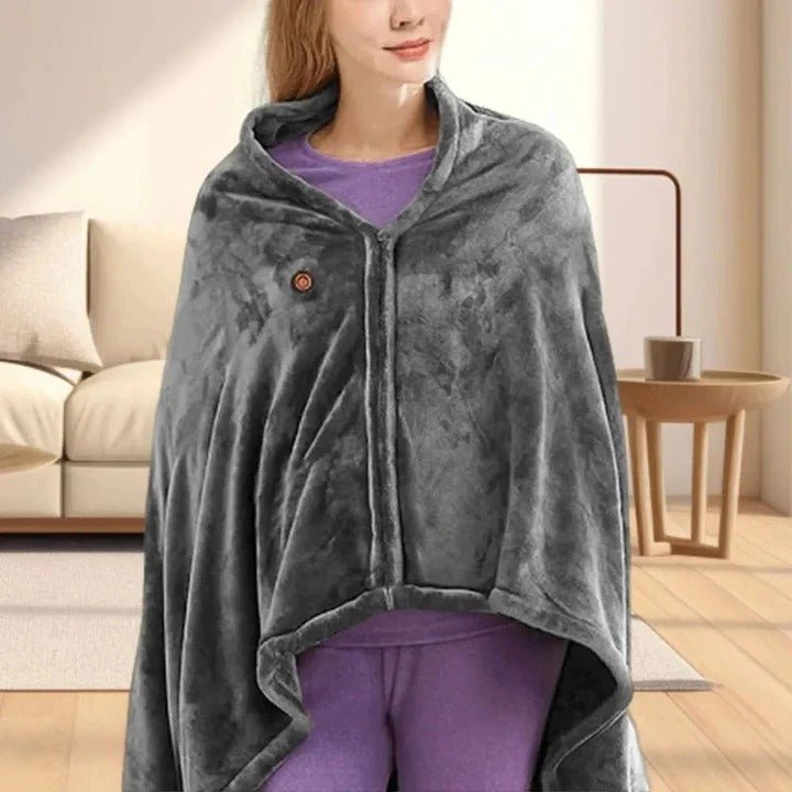 Multipurpose Heated Shawl and Blanket