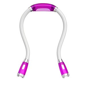 Flexible Neck Reading Light with Adjustable LED Beam