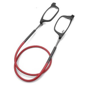 Adjustable Reading Glasses with Magnetic Neck Strap