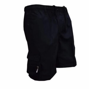 Men's Cargo Shorts with Multiple Pockets and Relaxed Fit Design