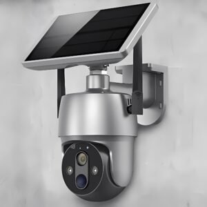 Solar Powered Security Camera for Outdoor Surveillance Monitoring