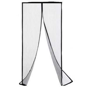 Magnetic Mesh Screen Door with Self Closing Design