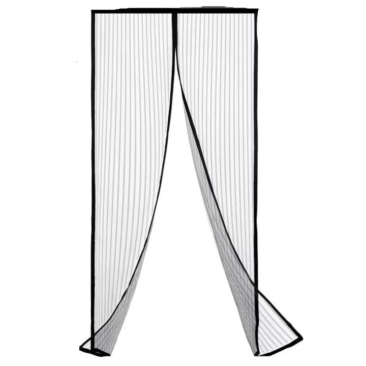 Magnetic Mesh Screen Door with Self Closing Design