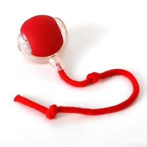 Interactive Rolling Ball Toy with Tail for Dogs