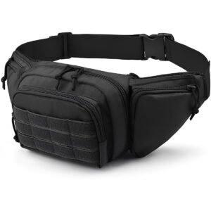 Waist Pouch with Concealed Compartment Design