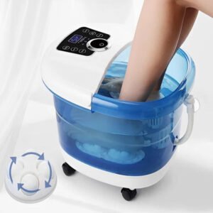 Foot Spa Massager with Heated Water and Bubble Jets