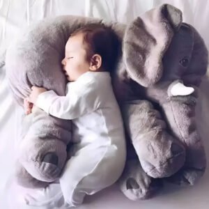 Plush Elephant Pillow with Soft Body Support for Infants