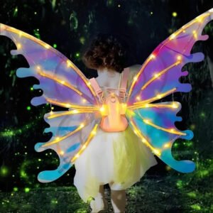 LED Light Up Fairy Wings for Children's Dress Up