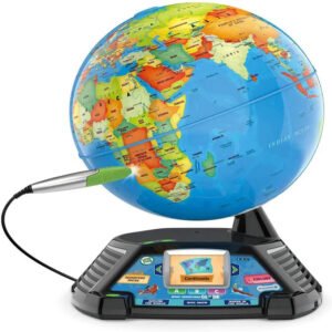 Interactive Learning Globe with LCD Screen and Stylus