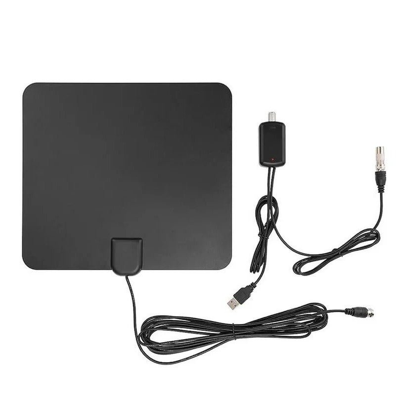 Amplified Indoor HD TV Antenna with 13 ft Cable