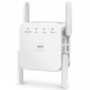 WiFi Range Extender with Dual Band Support and WPS Setup
