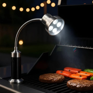 Magnetic BBQ Torch with Beam Light for Night Grilling