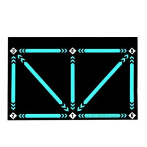 Football Training Mat with Interactive Video Coaching System