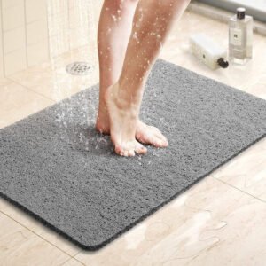 Textured Non Slip Shower Mat with Porous Drainage
