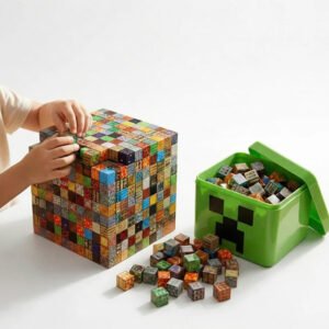 Magnetic Construction Blocks STEM Toy Set, 205 Pieces