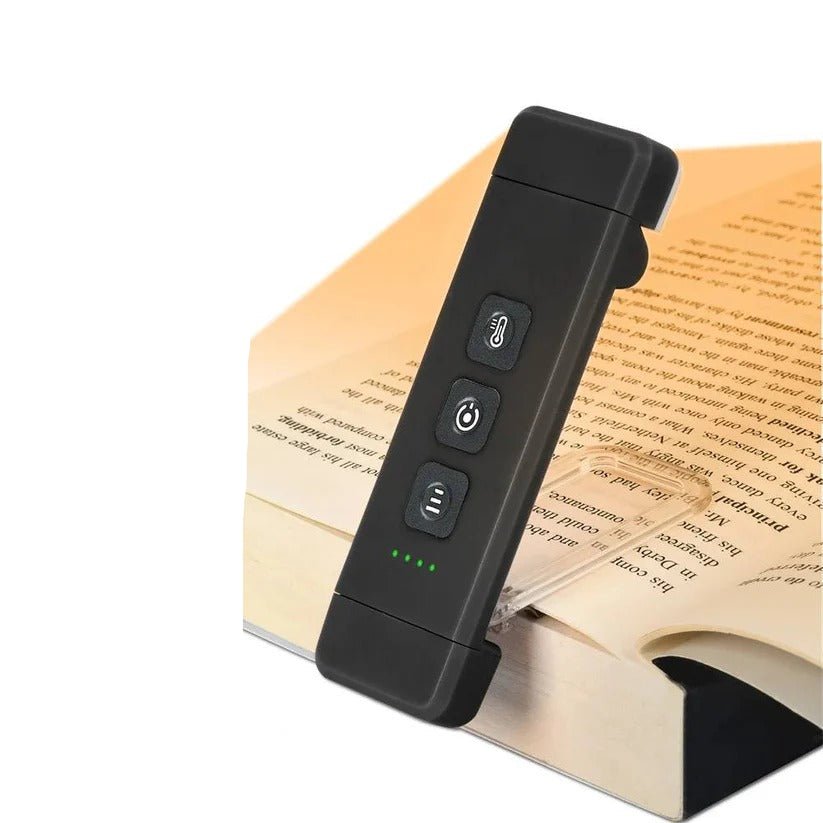 Mini USB Rechargeable LED Reading Lamp with Timer and Clip On Design