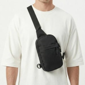 Lightweight Crossbody Chest Bag for Men with Adjustable Shoulder Strap