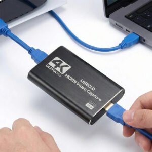 HDMI to USB 3.0 Video Capture Device with 4K Input and 1080P 60fps Recording