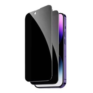 Dual Pack Anti-Spy Tempered Glass Screen Protector for iPhone Models