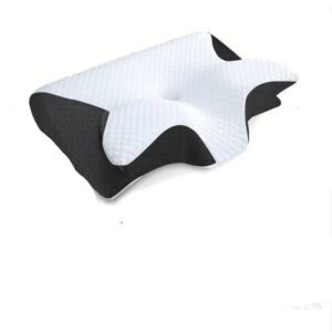 Ergonomic Memory Foam Neck Support Pillow with Orthopedic Design for Restful Sleep