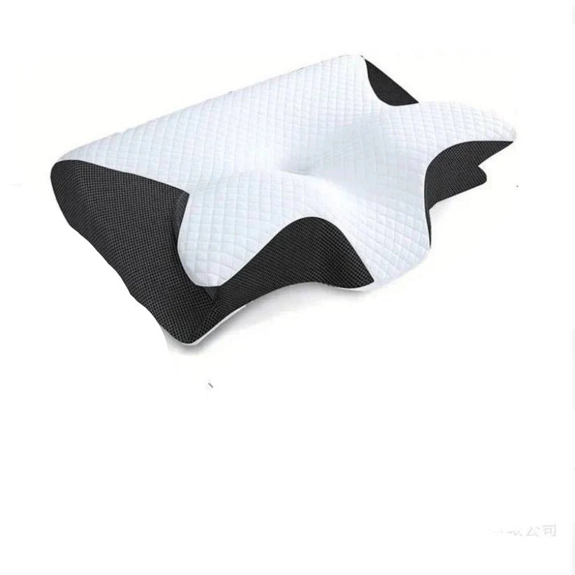 Ergonomic Memory Foam Neck Support Pillow with Orthopedic Design for Restful Sleep