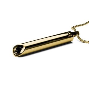 Portable Metal Breathing Trainer Pendant for Guided Breathing