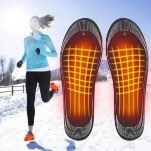 USB Rechargeable Heated Insoles for Warm Foot Comfort in Cold Weather