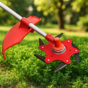 Heavy Duty Brush Cutter Trimmer Head with Universal Fit for Lawn Maintenance